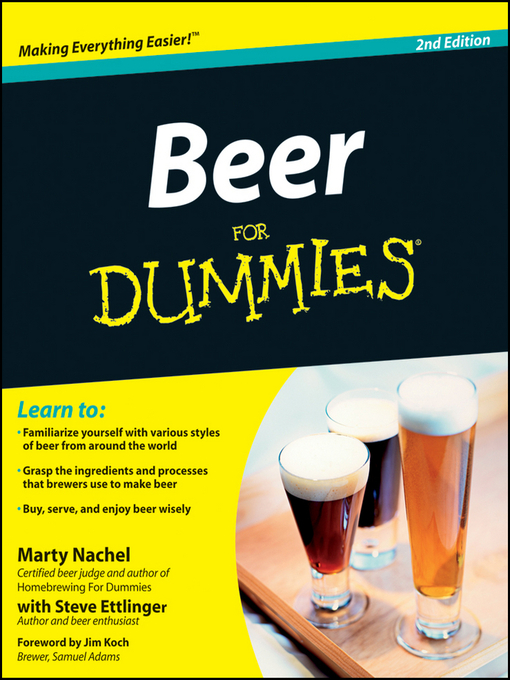 Title details for Beer For Dummies by Marty Nachel - Wait list